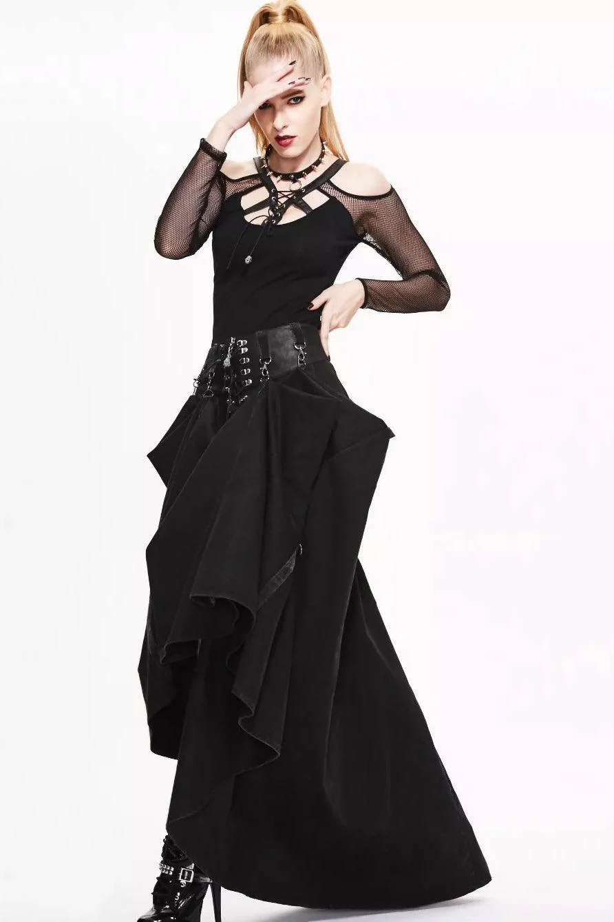 Bustle Harness Maxi Skirt - Image 6