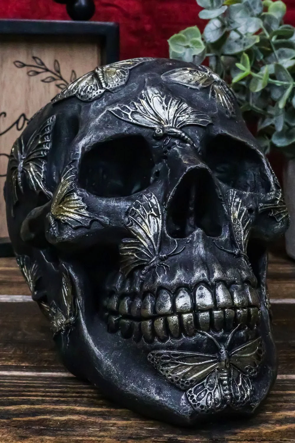 Butterfly Skull Statue - Image 2