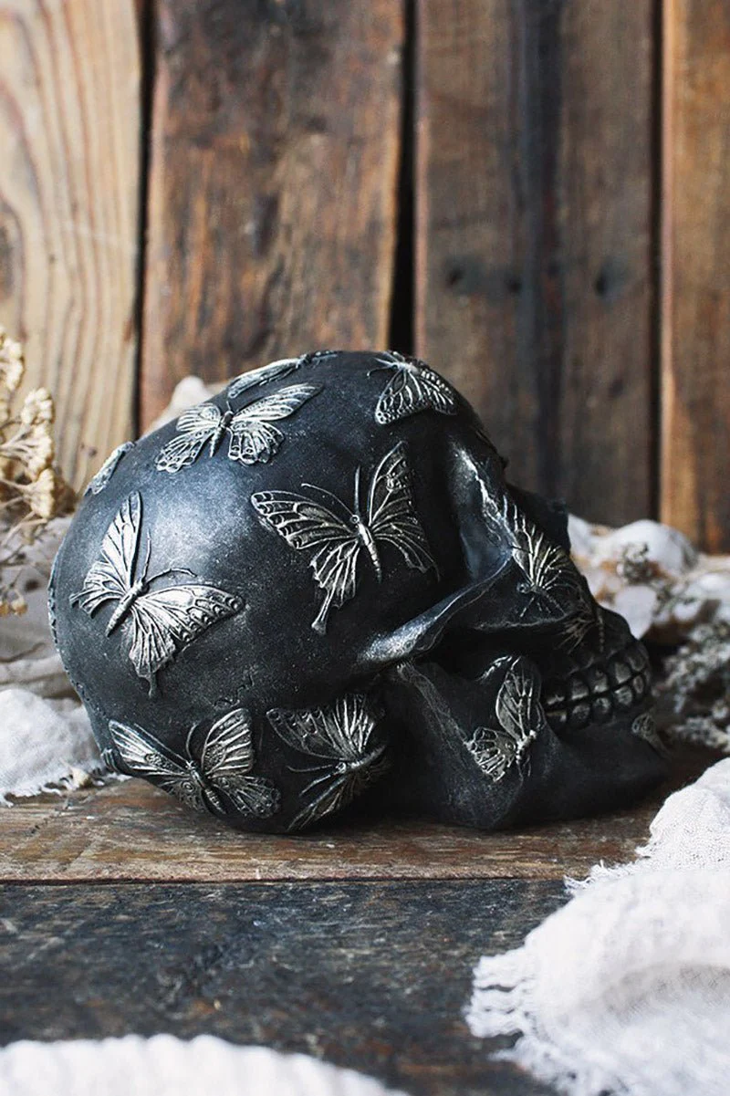 Butterfly Skull Statue - Image 3