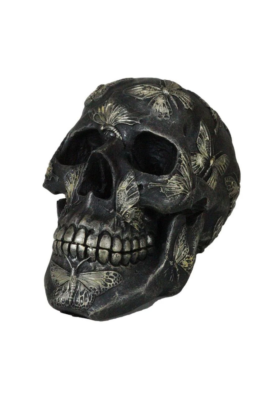 Butterfly Skull Statue - Image 4