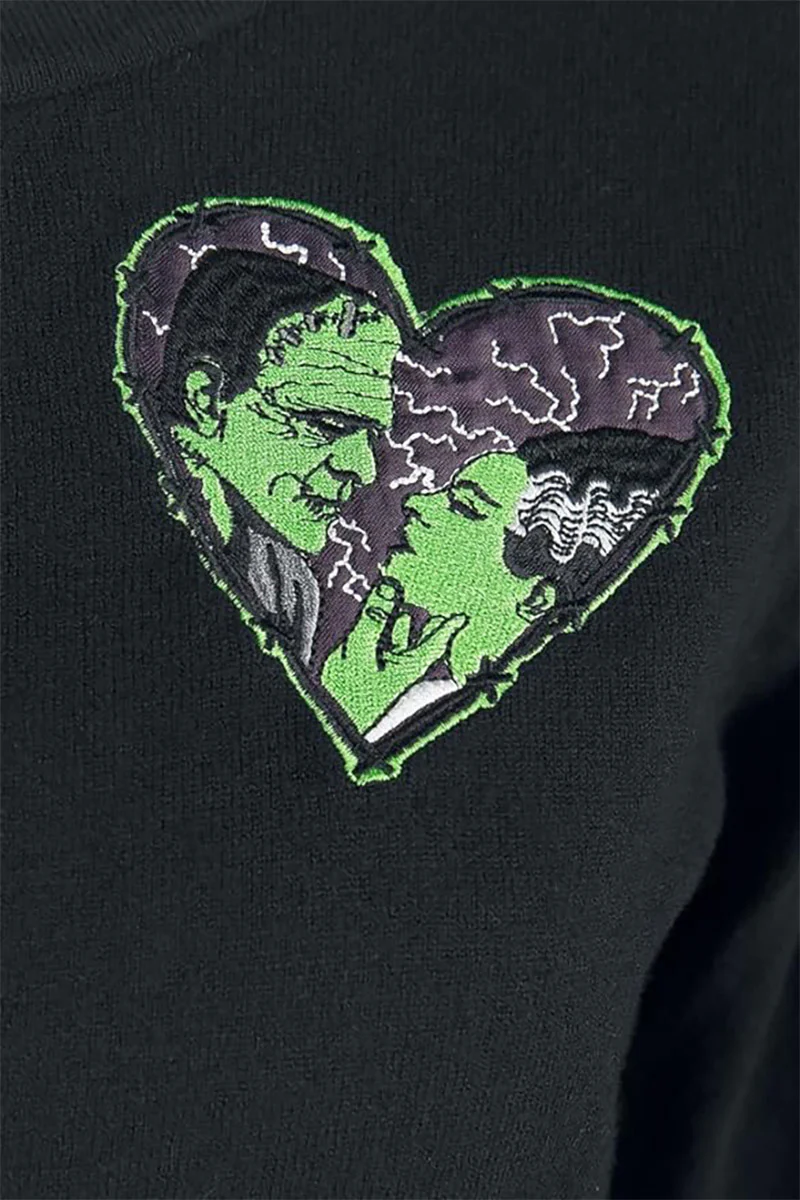 We Belong Dead Bride & Frankenstein Cardigan - Image 4