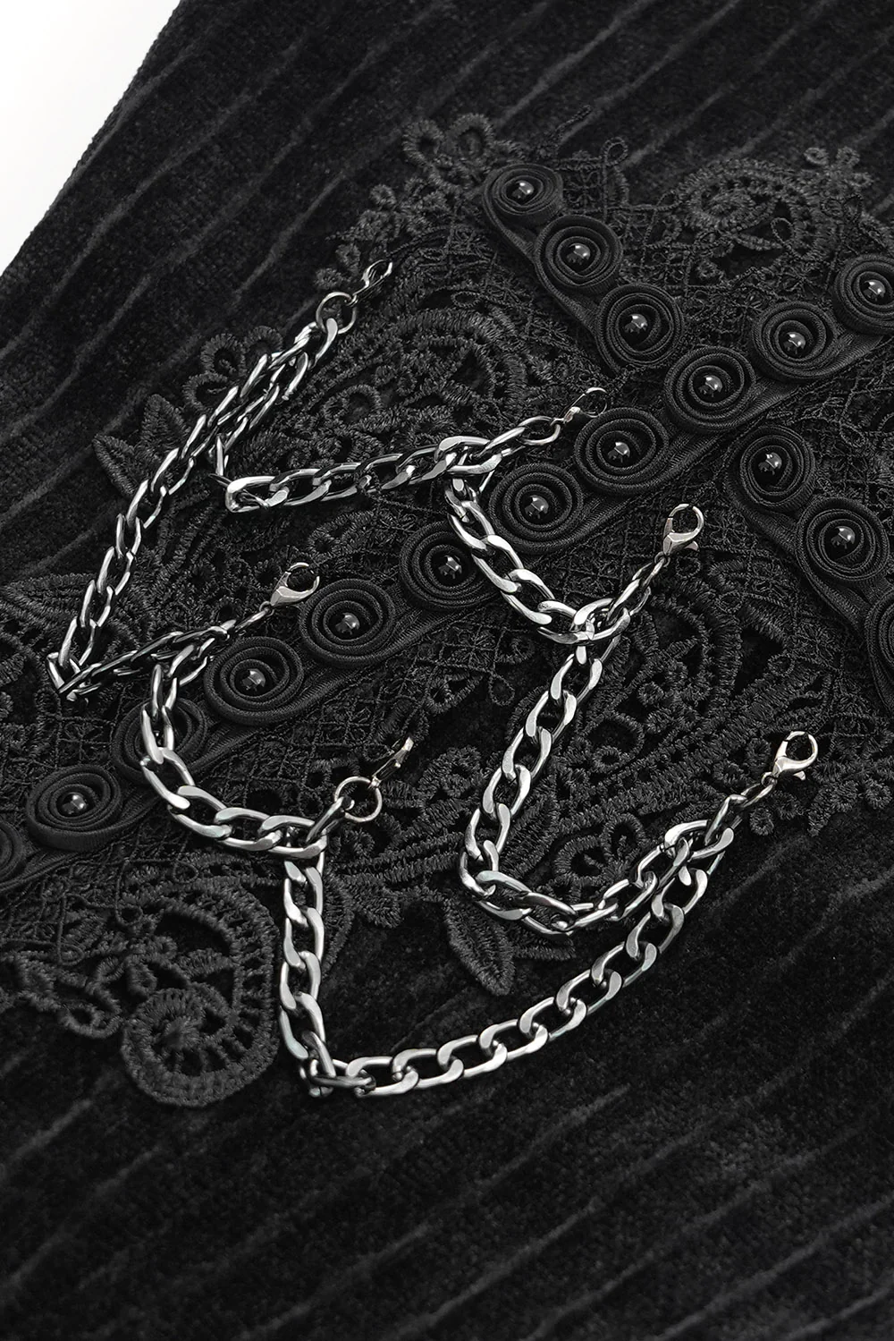 Cadaverous Black Velvet Vampire Pants - Image 6