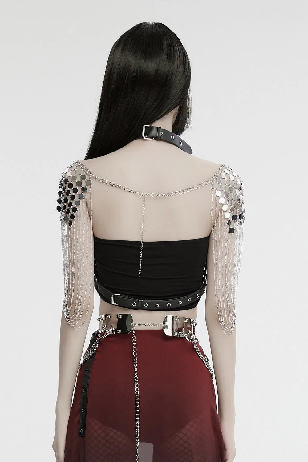 Caged Punk Chain Belt - Image 4
