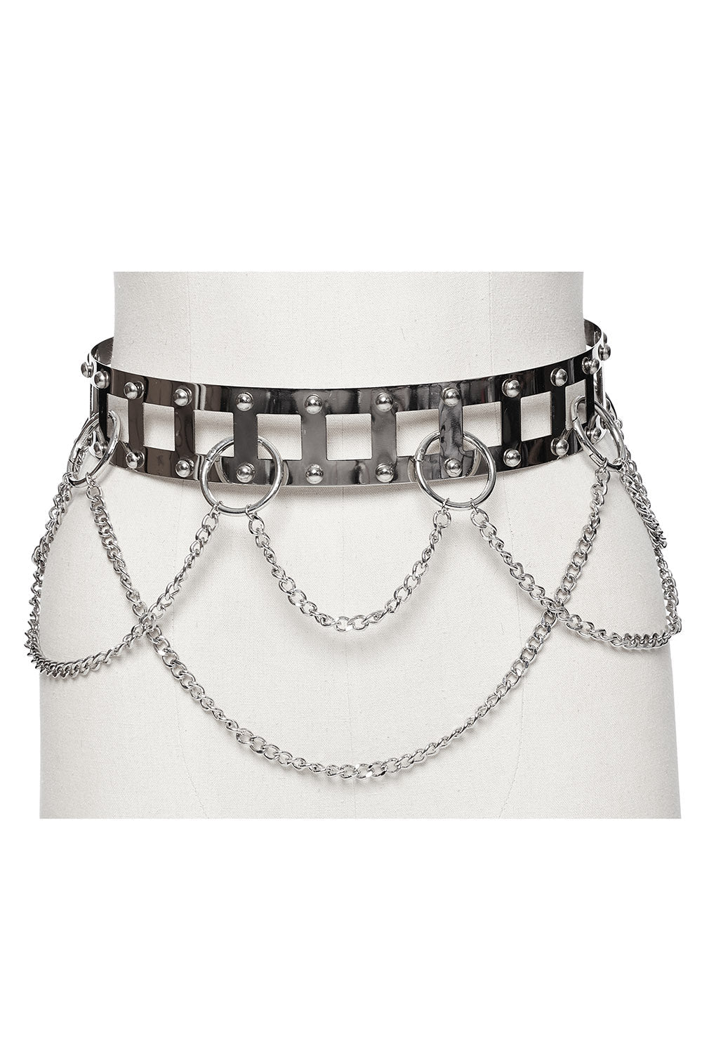 Caged Punk Chain Belt - Image 5