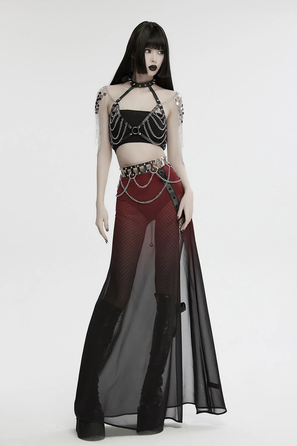 Caged Punk Chain Belt - Image 8