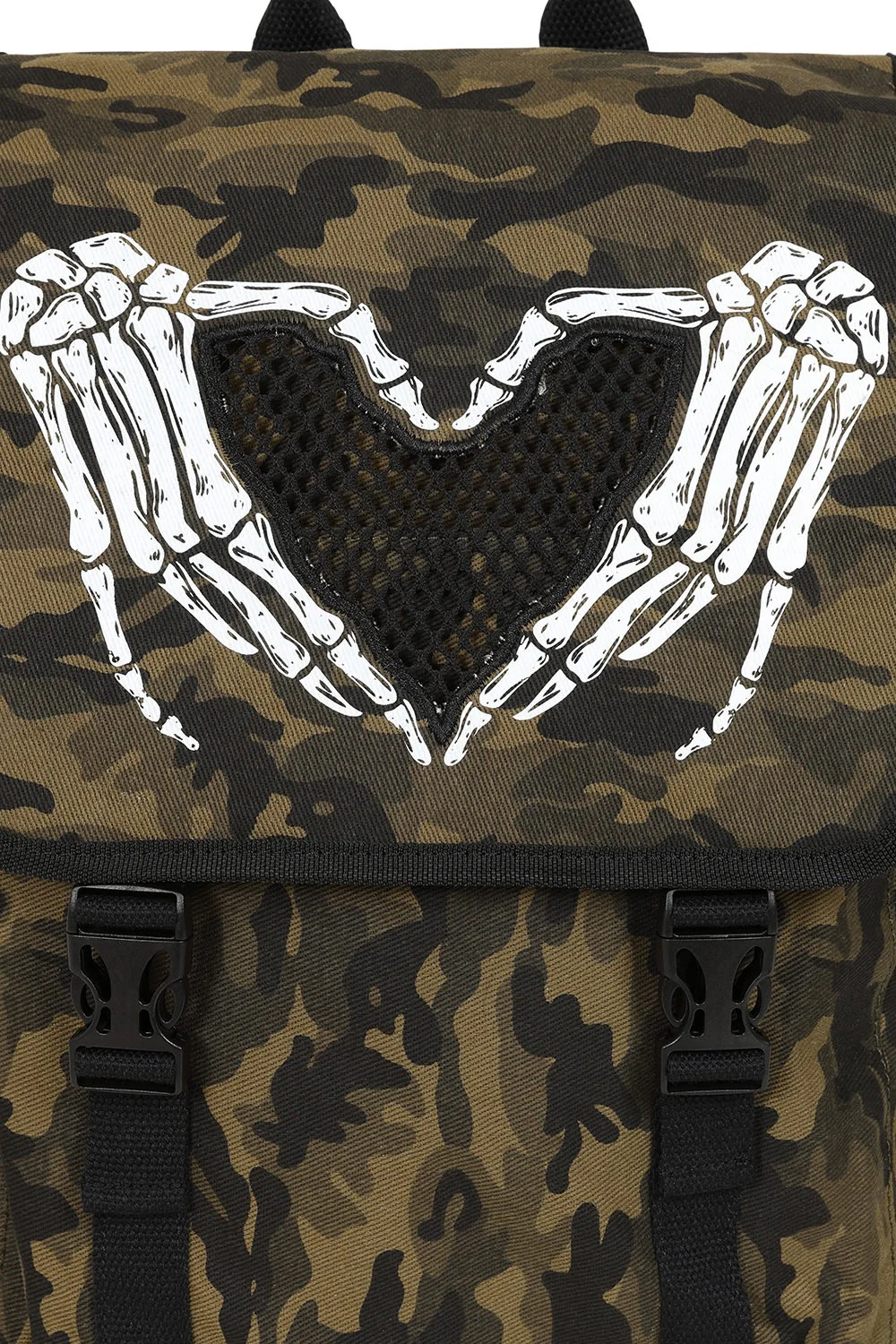 Camo Green Darkest Love Backpack - Image 3