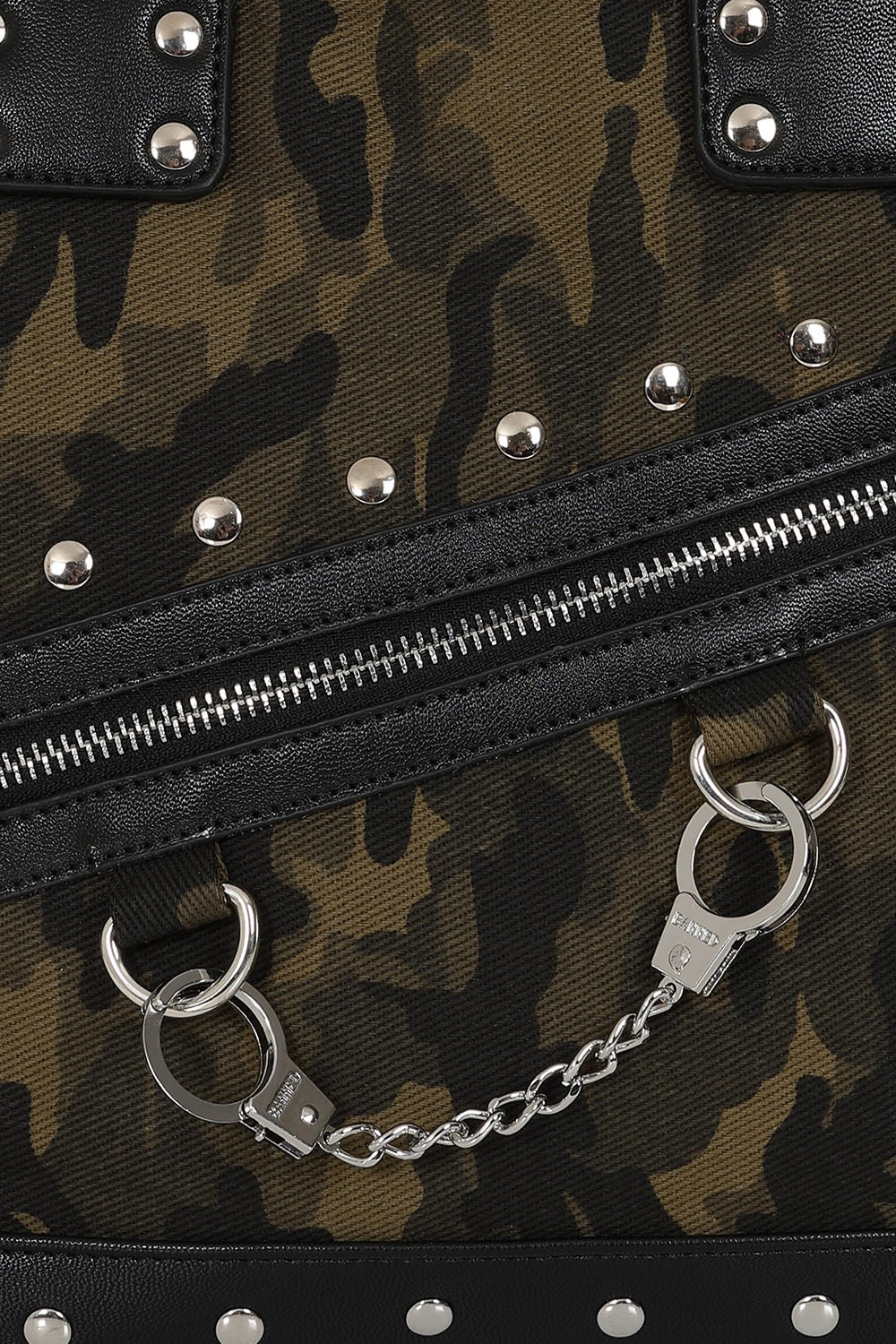 Camo Green Punk Hellbound Handbag - Image 4
