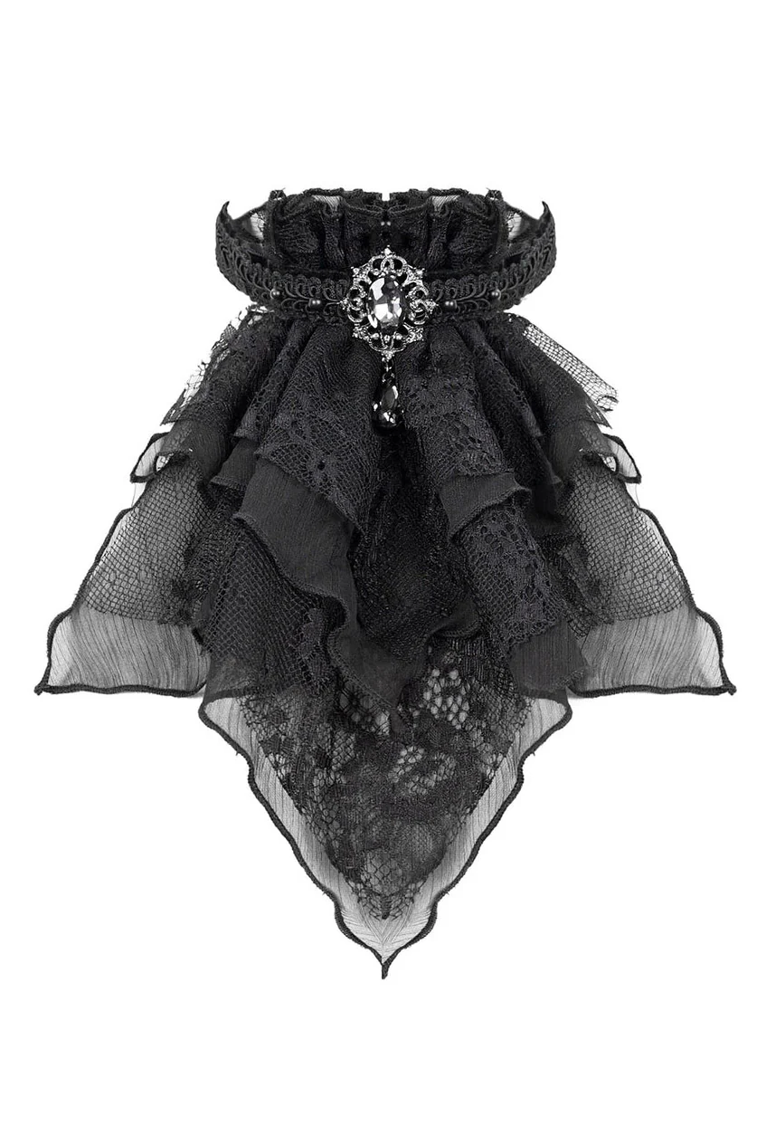 Carmilla Ruffled Lace Cravat - Image 2