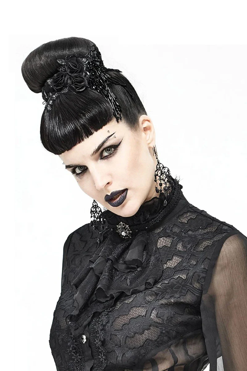 Carmilla Ruffled Lace Cravat - Image 4