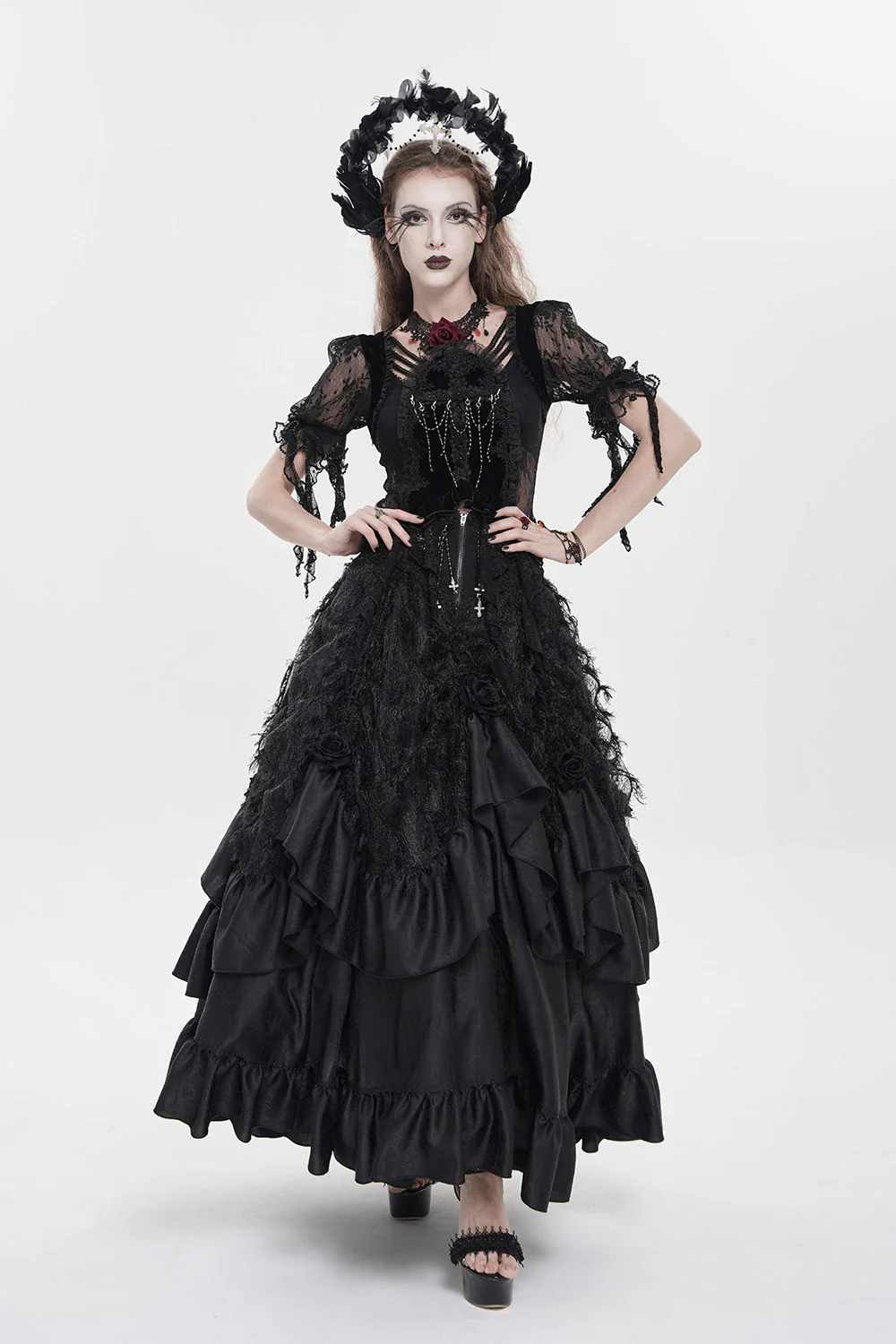 Castle Cathedral Layered Skirt