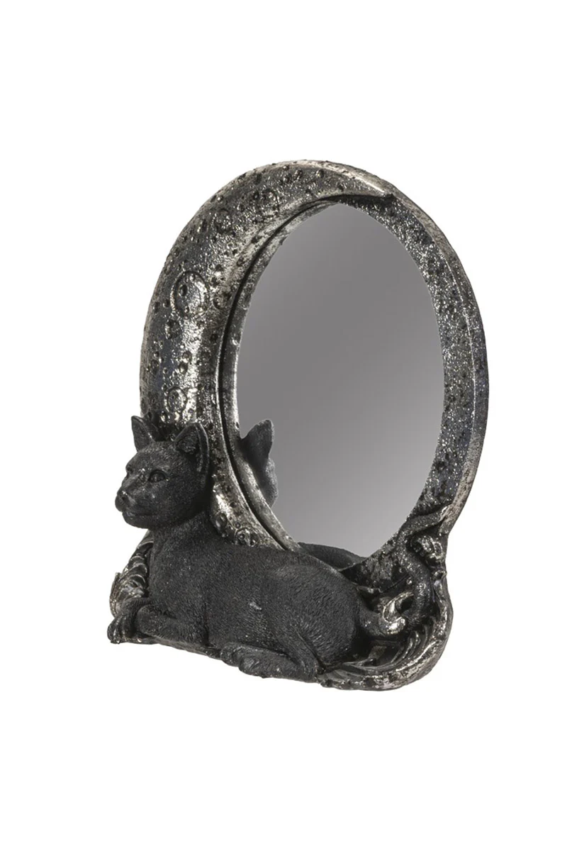 Cat on Moon Mirror - Image 2