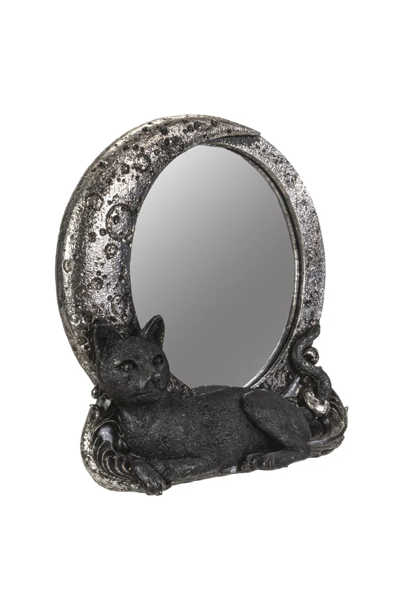 Cat on Moon Mirror - Image 3