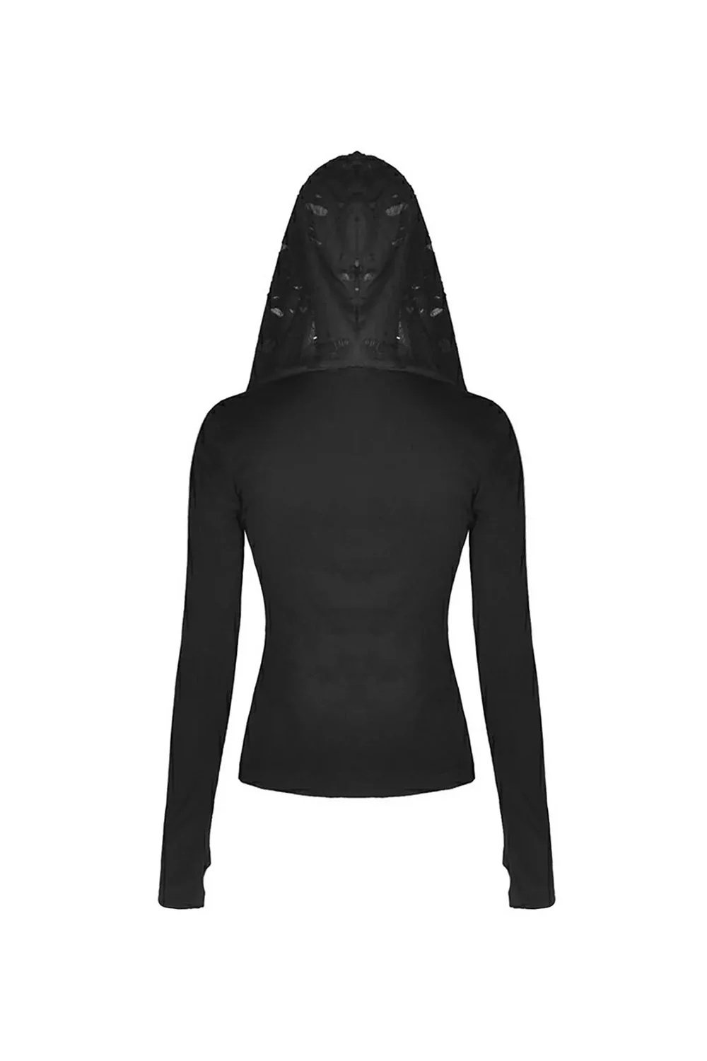 Catacombs Cut-Out Hooded Top - Image 6