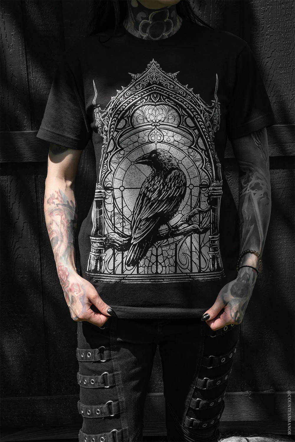 Cathedral Crow T-shirt - Image 8