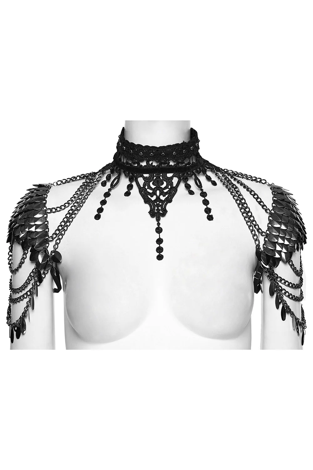 Cathedral Lace Chainmail Harness - Image 3