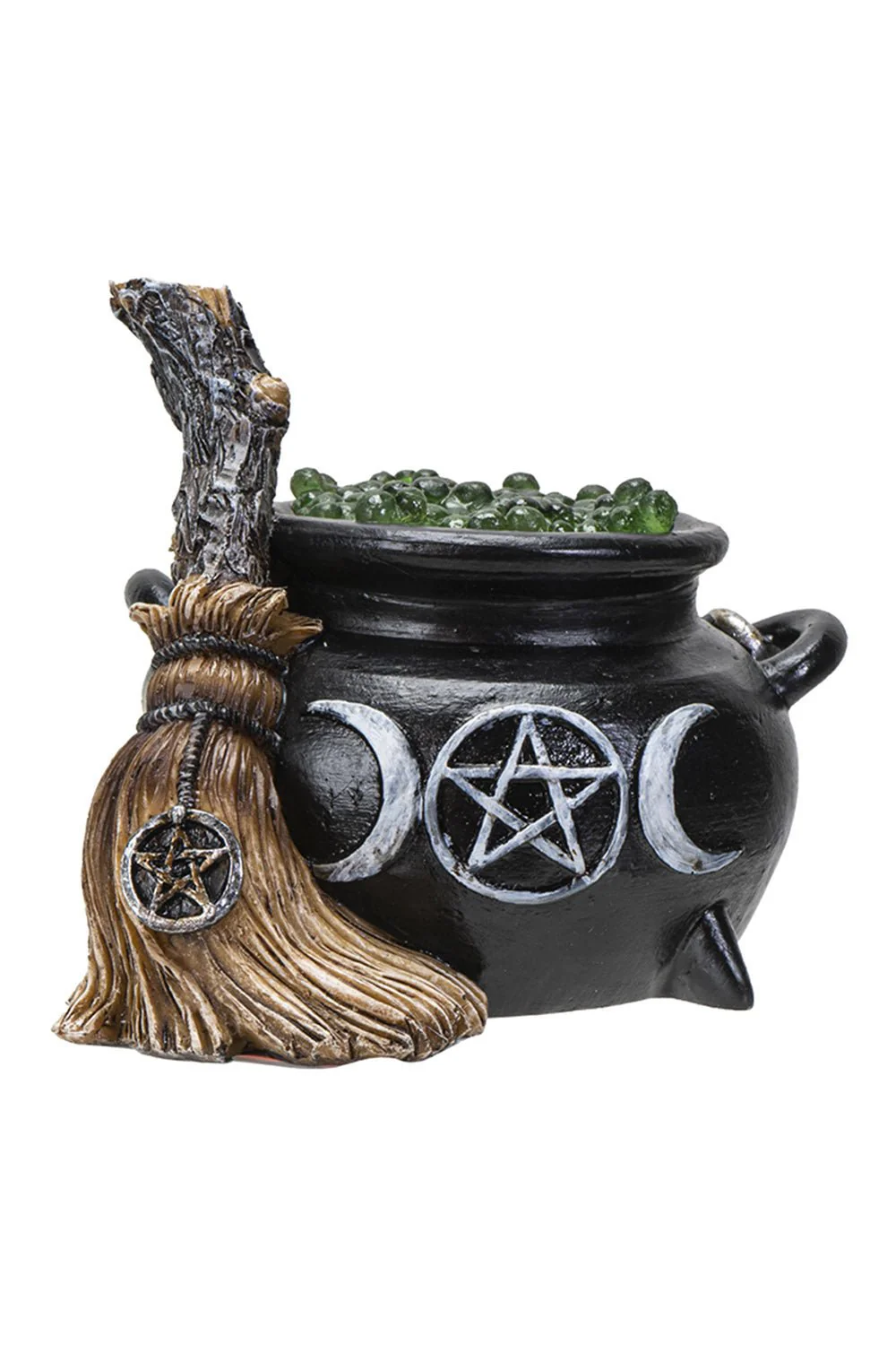 Cauldron with Broom - Image 2