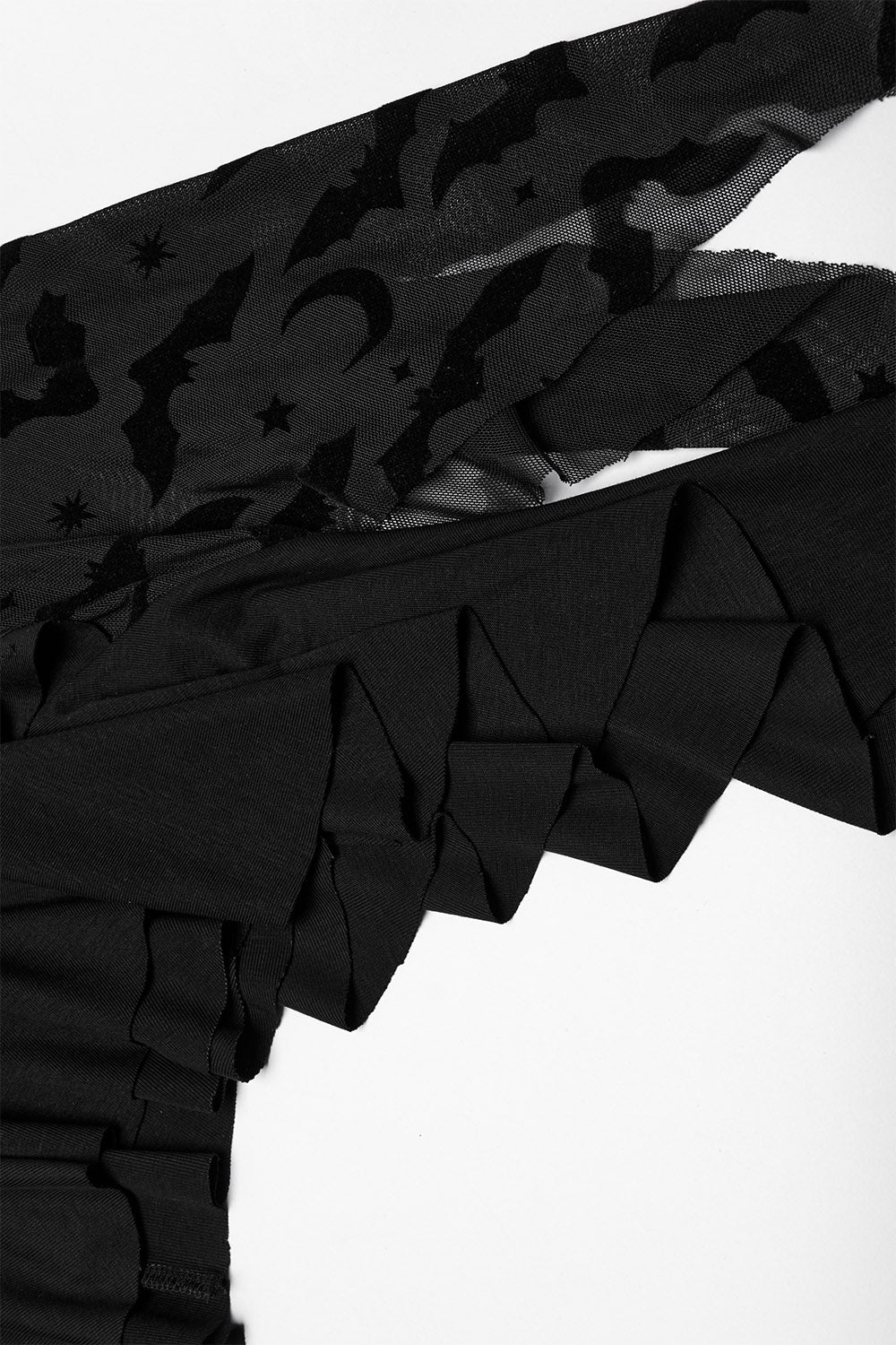 Celestial Cold Shoulder Witchy Hem Dress - Image 8
