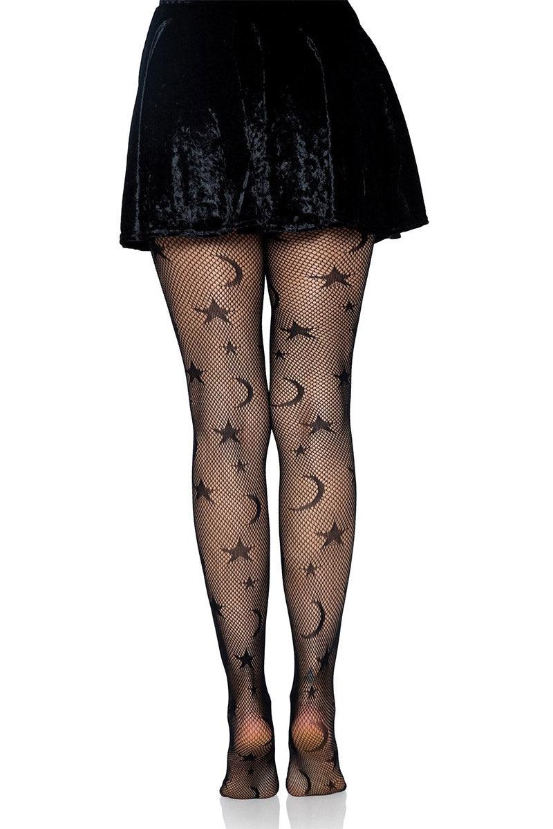 Celestial Night Fishnet Tights - Image 2