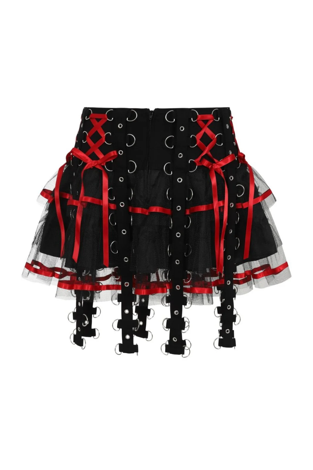 Chai Mini Skirt [BLACK/RED] - Image 6
