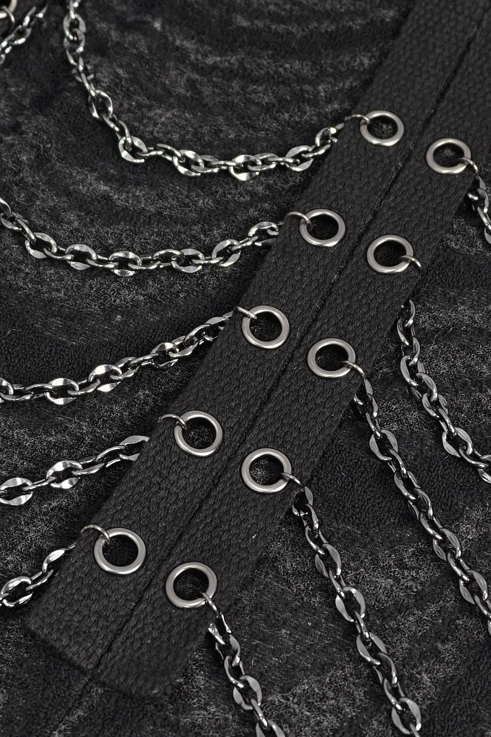 Chained Corrosion Hooded Cardigan - Image 10
