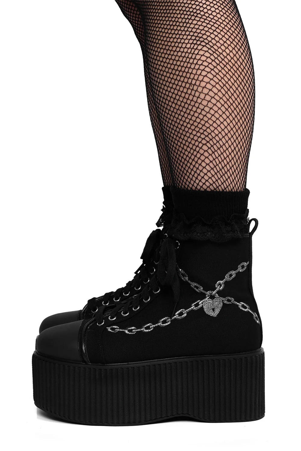 Chained Platform Sneakers - Image 3