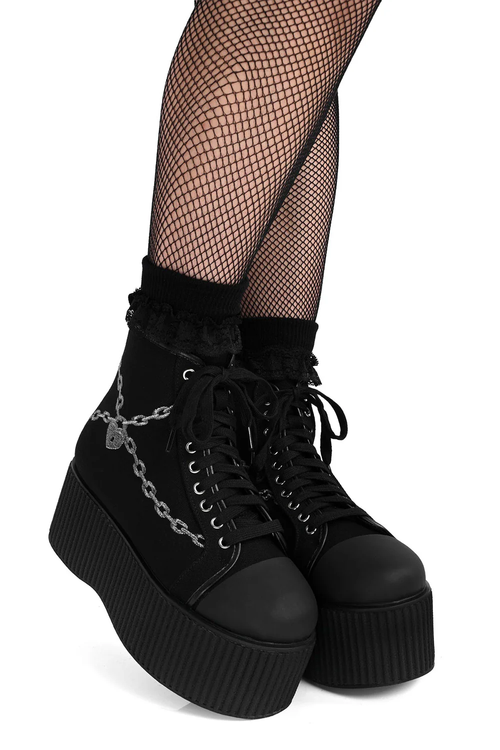 Chained Platform Sneakers - Image 5
