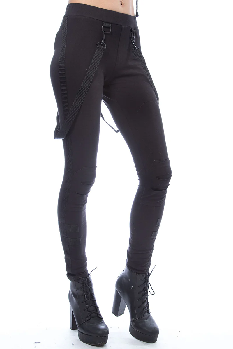 Posey Leggings w/ Bondage Straps