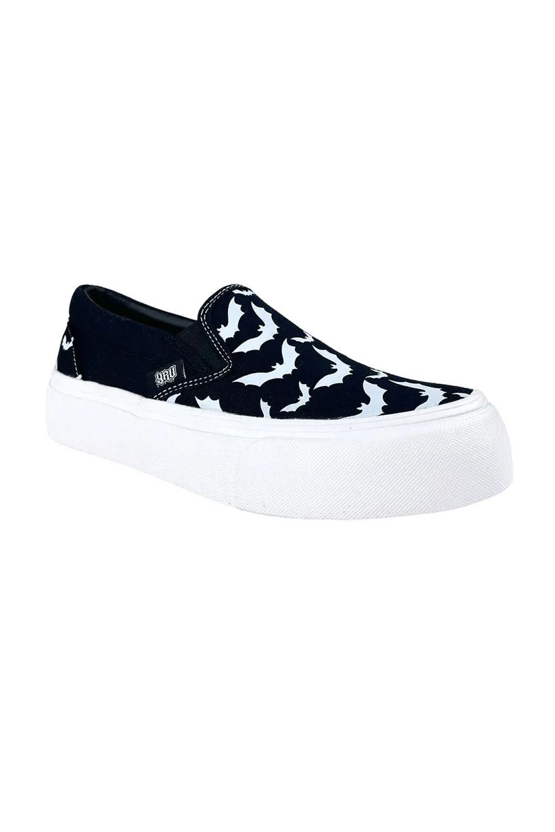 Chill Bat Platform Sneakers [BLACK/WHITE] - Image 3