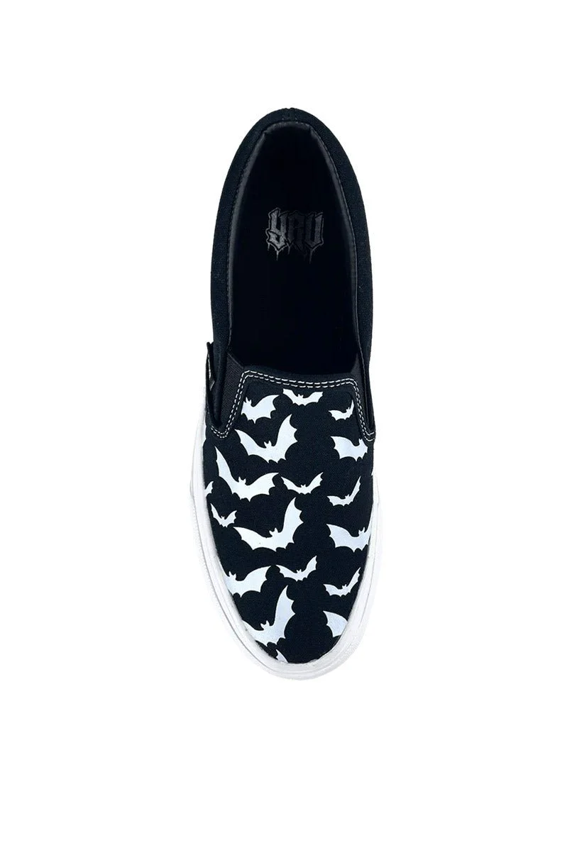 Chill Bat Platform Sneakers [BLACK/WHITE] - Image 6