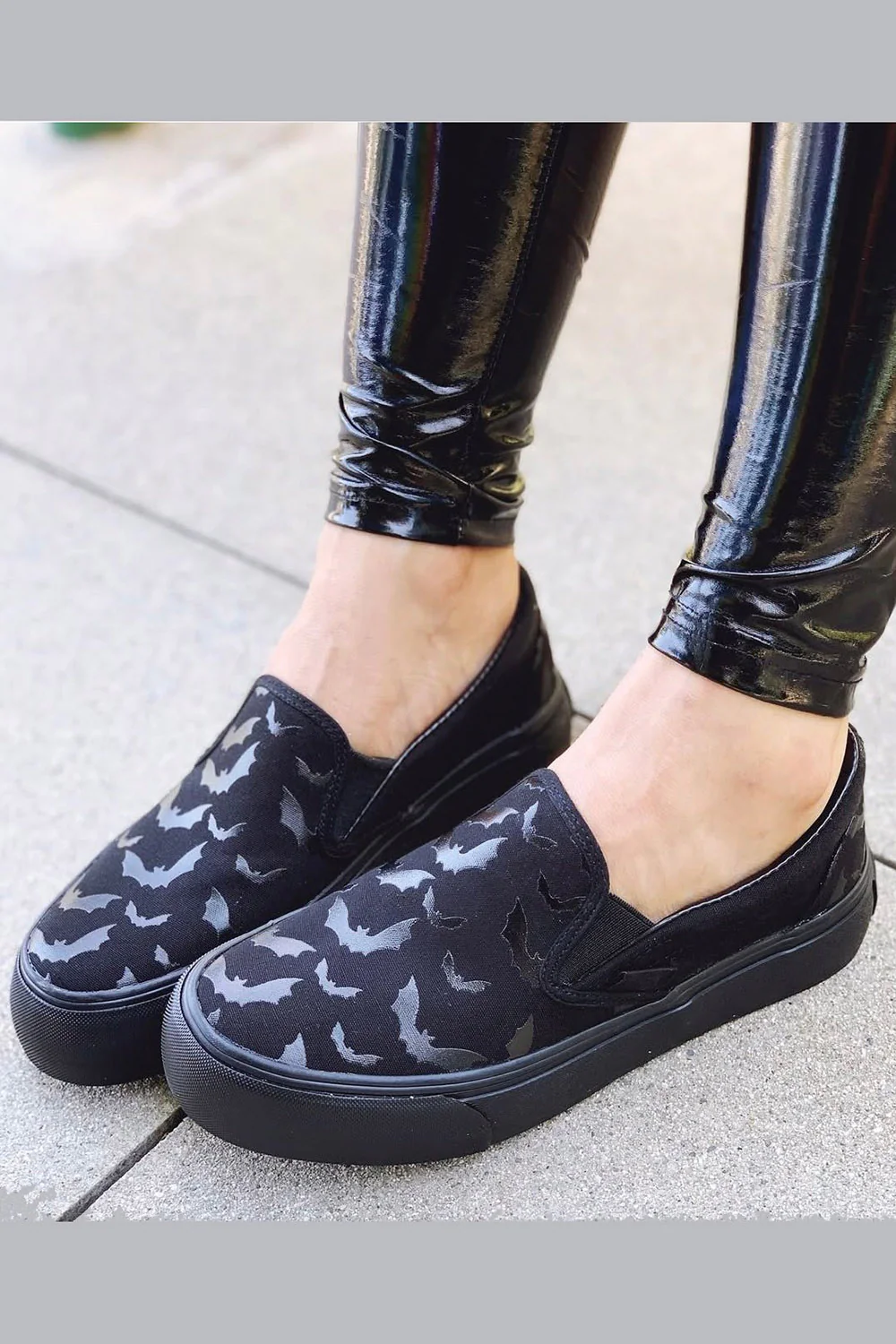 Chill Bat Platform Sneakers [Blackout] - Image 2