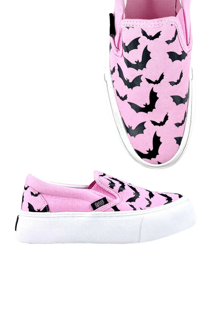 Chill Bat Platform Sneakers [PINK/BLACK] - Image 2