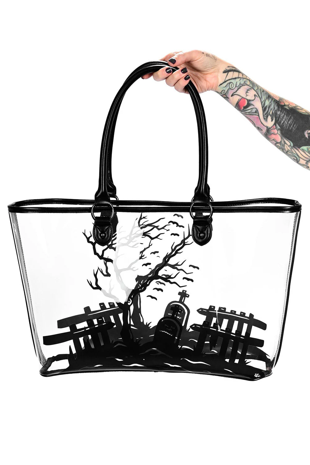 Clear Graveyard Tote - Image 2