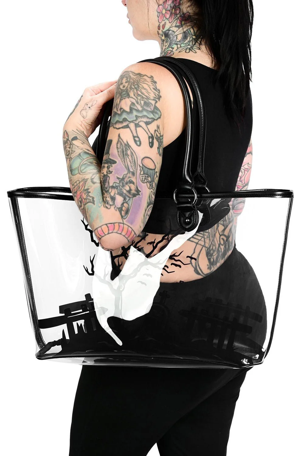Clear Graveyard Tote - Image 3