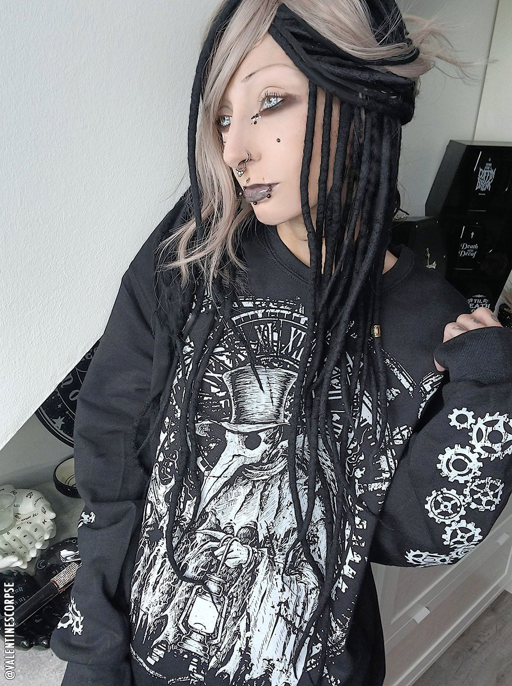 Clockwork Plague Doctor Sweatshirt - Image 2