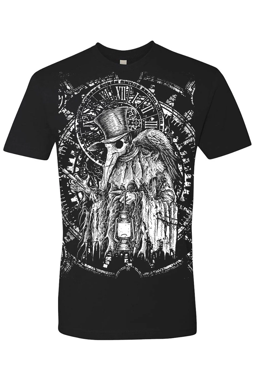 Clockwork Plague Doctor T-shirt - Image 3