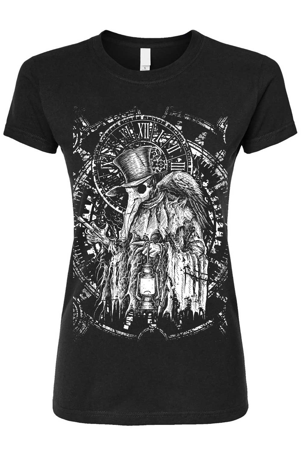 Clockwork Plague Doctor T-shirt - Image 4