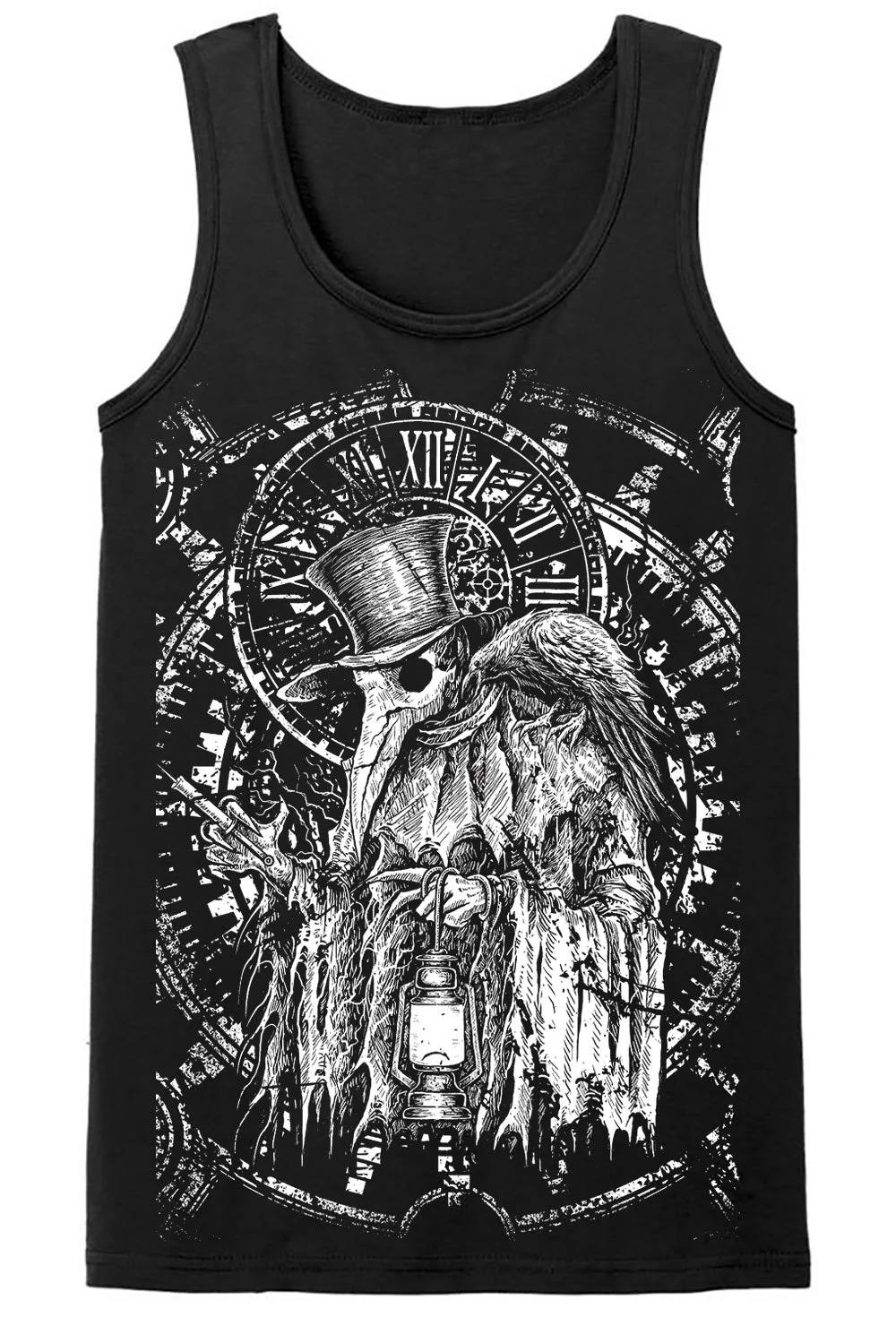 Clockwork Plague Doctor T-shirt - Image 7