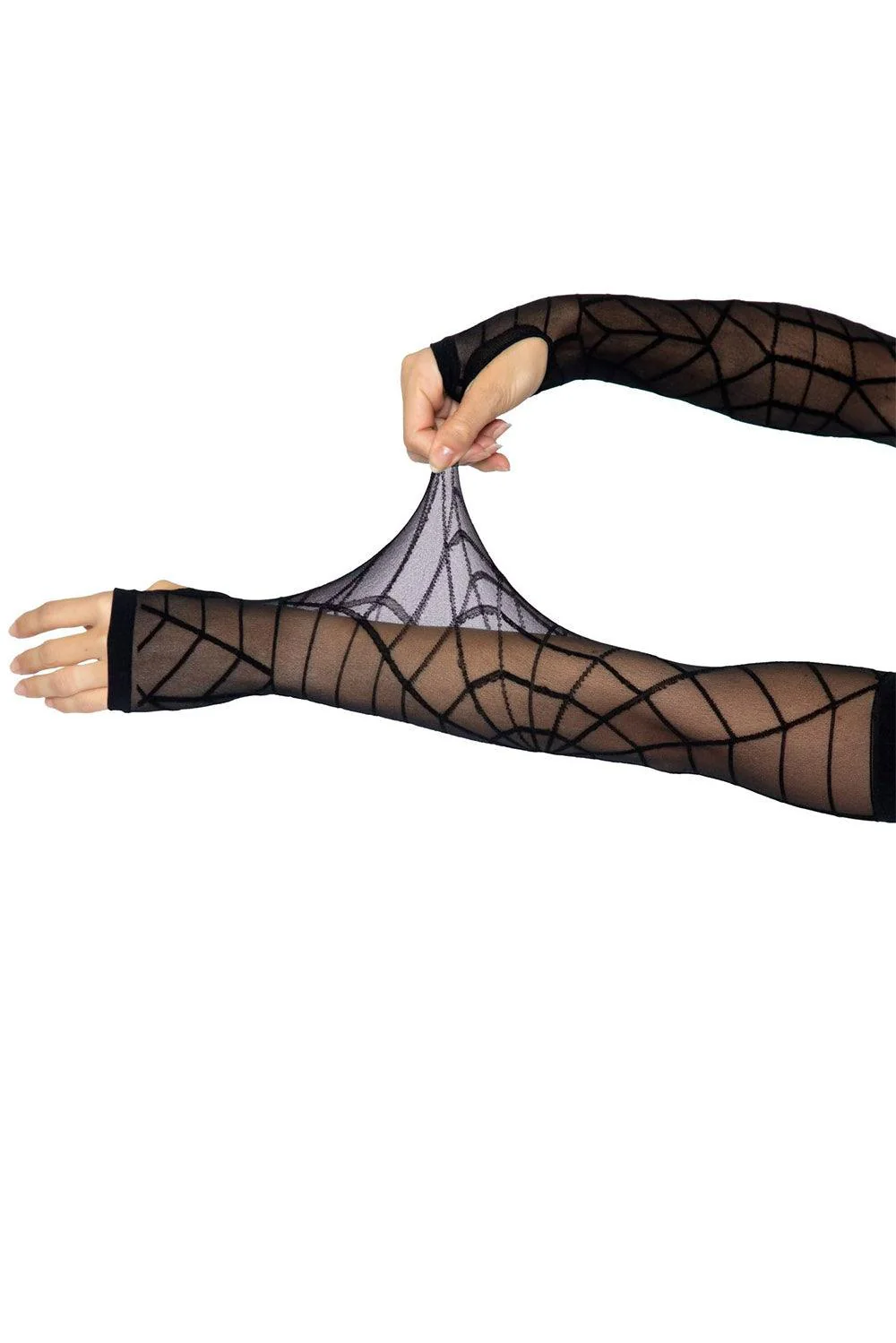Cobweb Creeps Spiderweb Armwarmers - Image 2