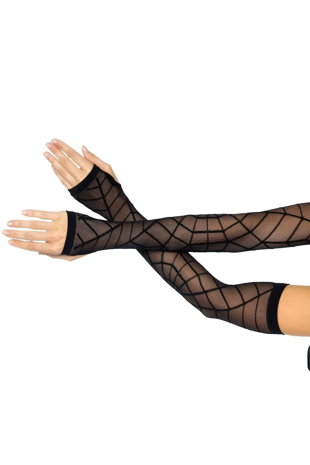 Cobweb Creeps Spiderweb Armwarmers - Image 3