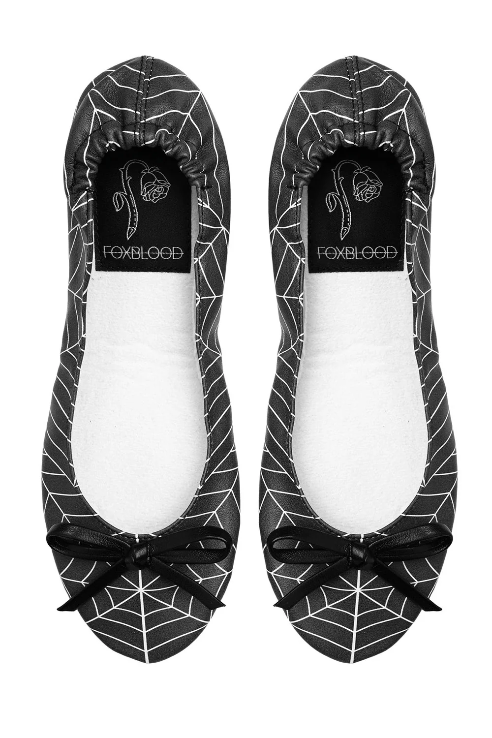 Cobweb Folding Flats [Black/White] - Image 5