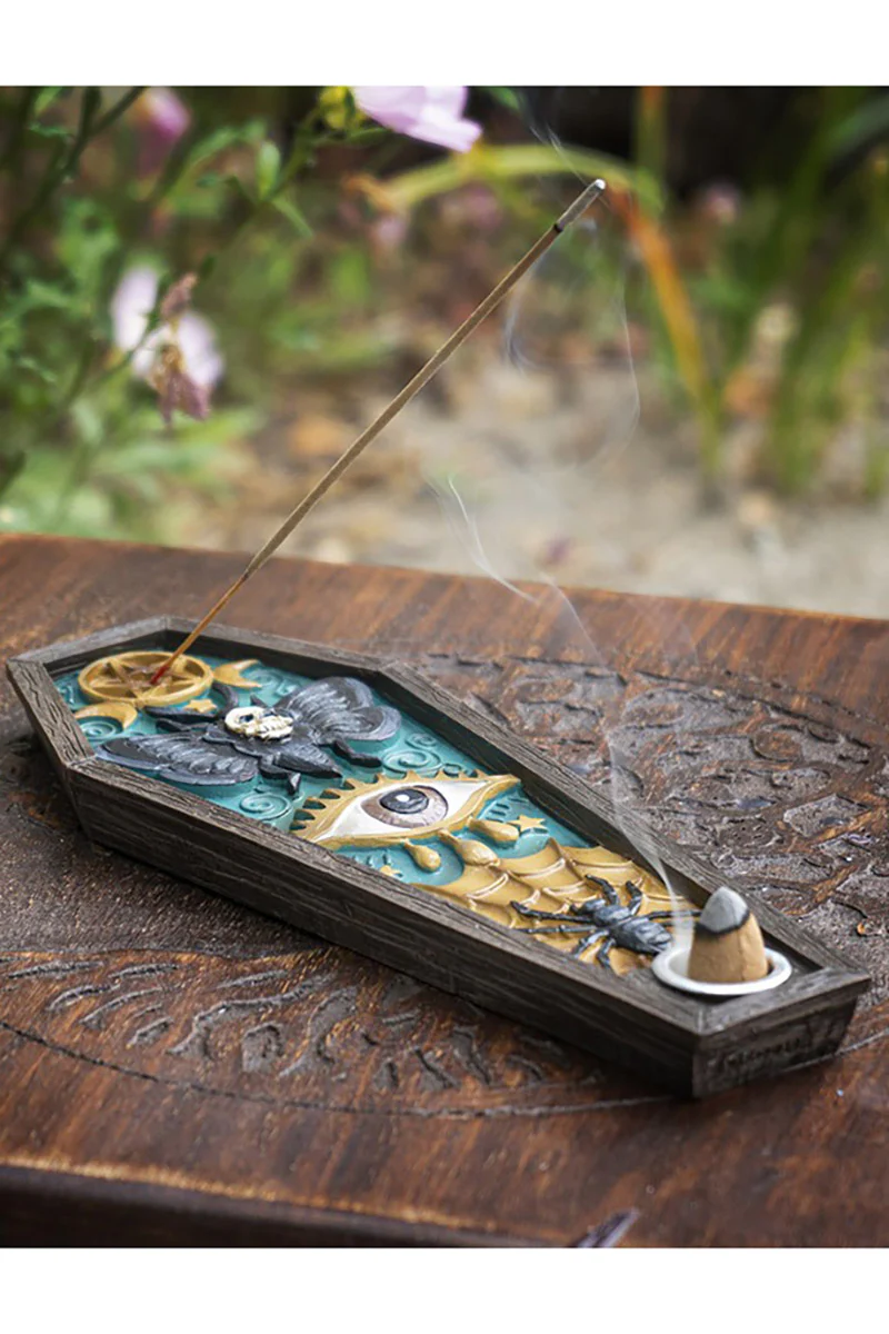 Moth Coffin Incense Burner - Image 6