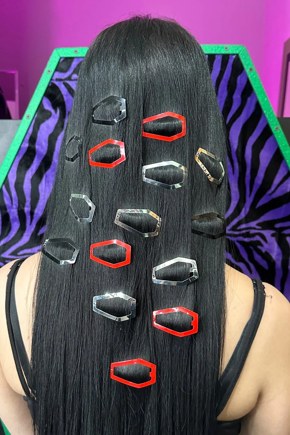 Coffin Snap Hair Clips [BLACK] - Image 4
