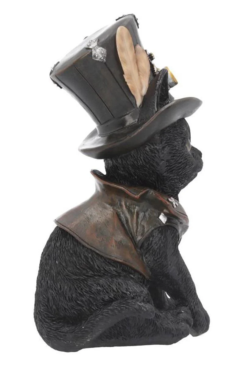 Cogsmiths Steampunk Cat Statue - Image 3