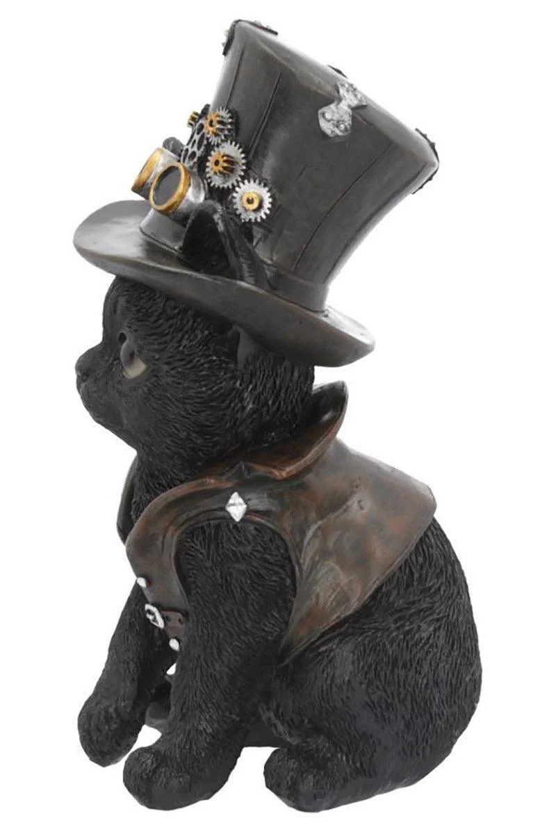 Cogsmiths Steampunk Cat Statue - Image 5