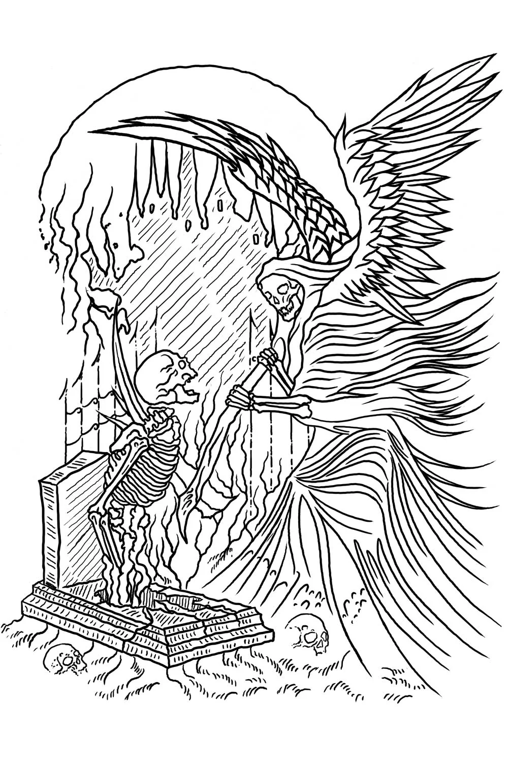 Comfy Goth Coloring Book For Adults - Image 5