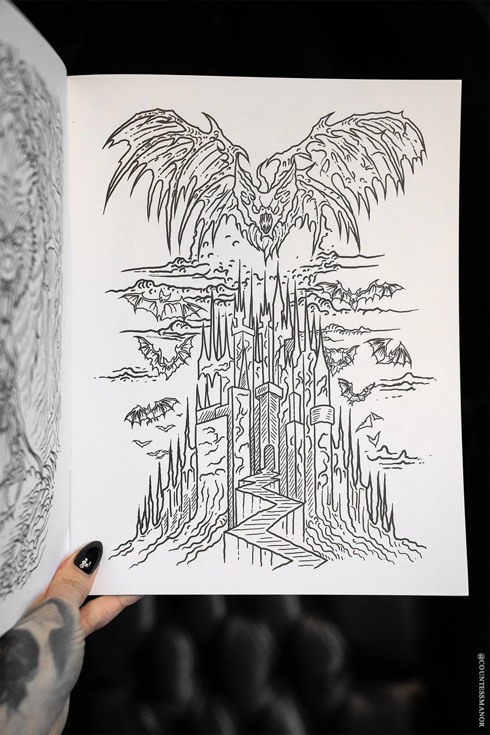 Comfy Goth Coloring Book For Adults - Image 8