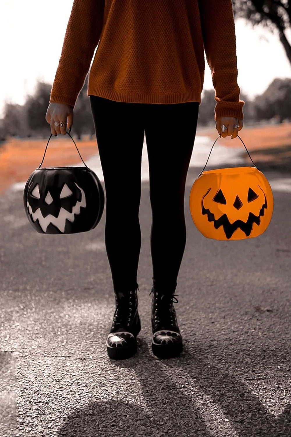 Haunted Hallows Pumpkin Pail [BLACK] - Image 10