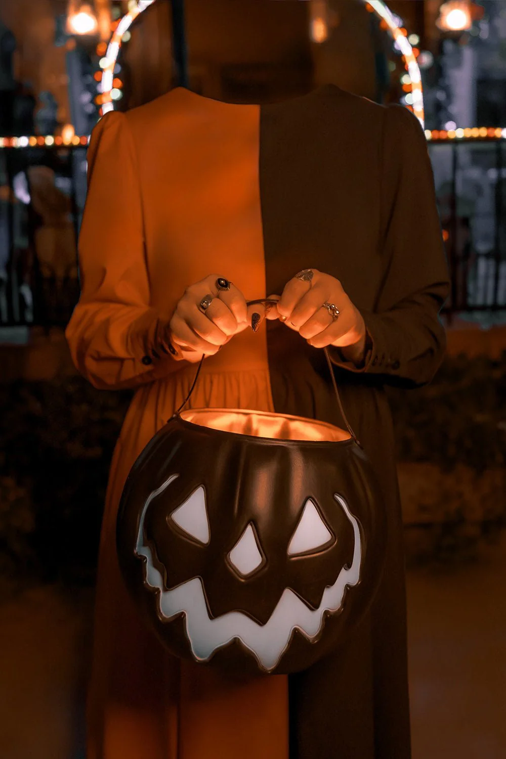 Haunted Hallows Pumpkin Pail [BLACK] - Image 2