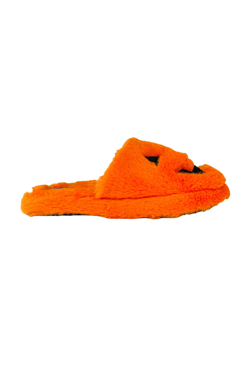 Orange Kreepy Kozy Jack Slippers [ORANGE/BLACK] - Image 2