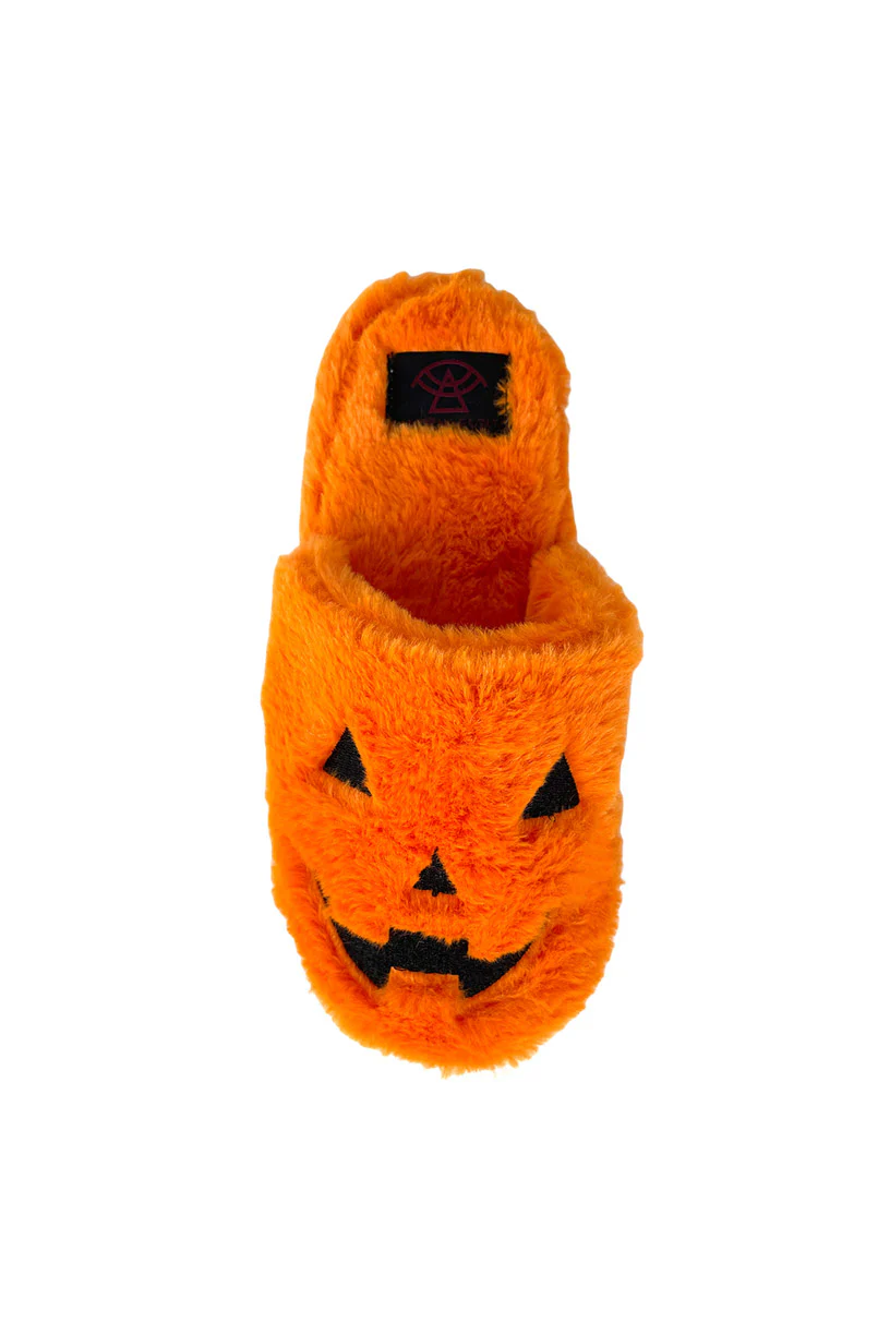 Orange Kreepy Kozy Jack Slippers [ORANGE/BLACK] - Image 3